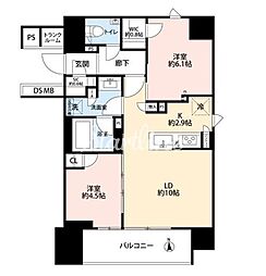 グレーシア千代田秋葉原 2LDKの間取図画像