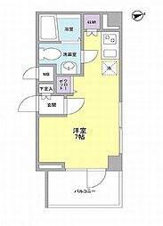 リバーレ秋葉原 ワンルームの間取図画像