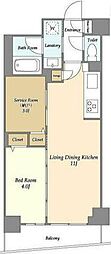 ルミーク文京千石 2LDKの間取図画像