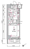 アルテシモシェルト（ＡＲＴＥＳＳＩＭＯ　ＳＣＥＬＴＯ） 1001 ｜ 東京都江東区深川１丁目9-13（賃貸マンション1K・10階・25.46㎡） その2