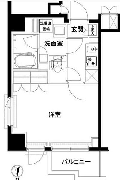 ルーブル木場 304｜東京都江東区木場６丁目(賃貸マンション1K・3階・26.47㎡)の写真 その2