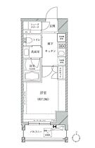 クレイシア亀戸 703 ｜ 東京都江東区亀戸２丁目18-14（賃貸マンション1K・7階・25.29㎡） その2