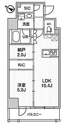 ステージグランデ日本橋人形町 1SLDKの間取図画像