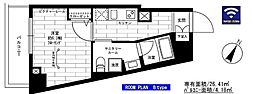 STAGEFIRST東日本橋 1Kの間取図画像