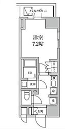 RESIDIA日本橋馬喰町2 1Kの間取図画像