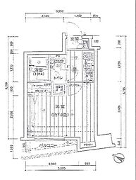 プレール・ドゥーク水天宮 1Kの間取図画像