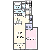 ラヴィエベール 104 ｜ 長野県千曲市大字土口160-1（賃貸アパート1LDK・1階・50.14㎡） その2