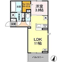 ミニョンサンクチノ 301 ｜ 長野県小諸市大字和田（賃貸アパート1LDK・3階・37.90㎡） その2