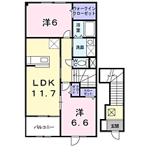 グランデュール　Ａ 203 ｜ 長野県上田市秋和1145-2（賃貸アパート2LDK・2階・61.91㎡） その2