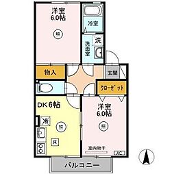 🉐敷金礼金0円！🉐ラ・アンソレイユ　Ｂ