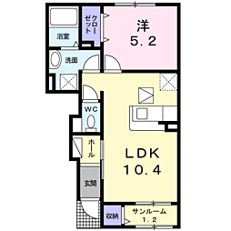 間取図画像 1LDK