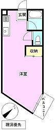 千曲昭和ビル ワンルームの間取図画像
