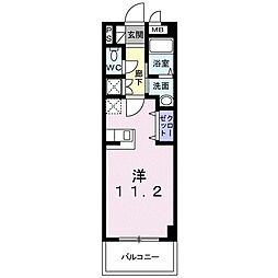 ザ・グレイス・シグマ ワンルームの間取図画像