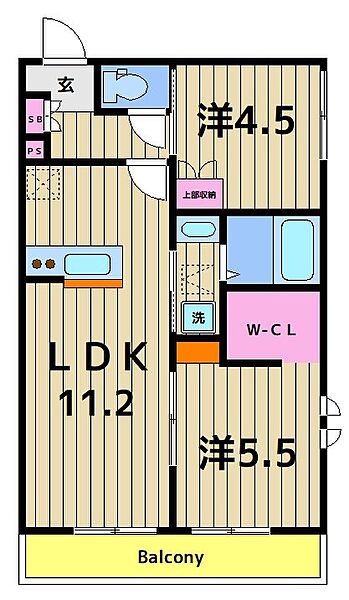 （仮称）足立区一ツ家1丁目計画 302｜東京都足立区一ツ家１丁目(賃貸アパート2LDK・3階・47.20㎡)の写真 その2