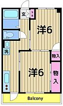 島村マンション 301 ｜ 東京都足立区梅田３丁目（賃貸マンション2K・3階・34.00㎡） その2