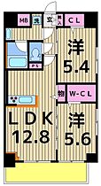 グランジュテII 603 ｜ 東京都足立区六町１丁目（賃貸マンション2LDK・6階・52.99㎡） その2