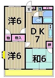 間取図画像 3DK