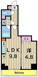足立区西新井栄町3丁目マンション 1LDKの間取図画像