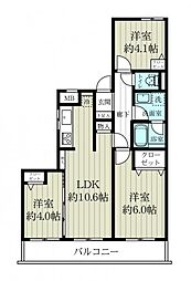 間取図画像 3LDK