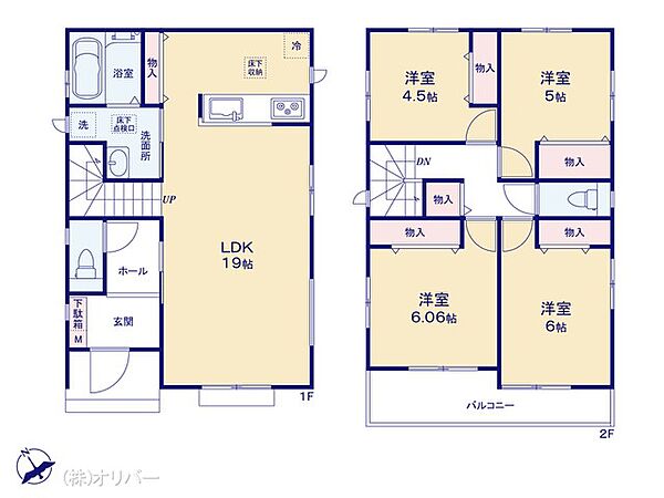 間取りを拡大表示