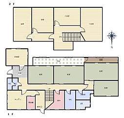 塩竈市松陽台3丁目 9DKの間取り