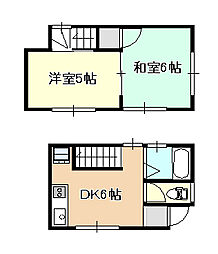 コーポミソラ 2DKの間取り