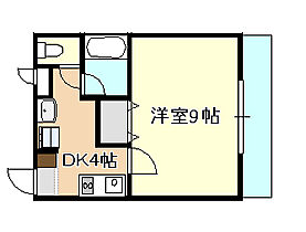 岡山県岡山市北区津島西坂２丁目（賃貸マンション1K・1階・30.25㎡） その2