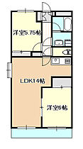 岡山県岡山市北区西長瀬（賃貸アパート2LDK・2階・57.13㎡） その2