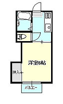 岡山県岡山市北区津島福居１丁目（賃貸アパート1K・2階・20.28㎡） その2