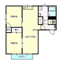 コーポ71A 103 ｜ 岡山県岡山市中区四御神（賃貸アパート2LDK・1階・57.96㎡） その2