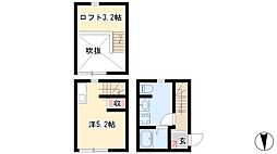 ARMY I 1階1Kの間取り