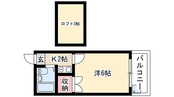 ガーデンハイツ八田 ｜愛知県名古屋市中川区本前田町(賃貸アパート1K・2階・16.50㎡)の写真 その2