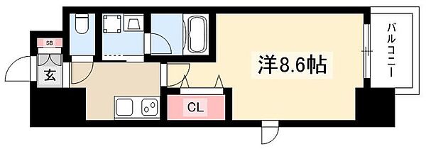 PURE RESIDENCE 名駅南 ｜愛知県名古屋市中村区名駅南2丁目(賃貸マンション1K・11階・29.76㎡)の写真 その2