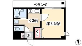 ルームIフジハイツ  ｜ 愛知県名古屋市熱田区夜寒町3-9（賃貸マンション1K・5階・24.40㎡） その2