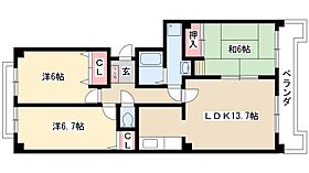 ラ・ヴィレット城屋敷  ｜ 愛知県名古屋市中村区城屋敷町1丁目13-1（賃貸マンション3LDK・3階・70.14㎡） その2