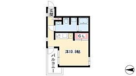 LIBERA名西通  ｜ 愛知県名古屋市中村区名西通2丁目28（賃貸アパート1R・3階・26.46㎡） その2