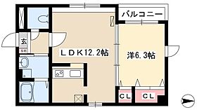 グランシャリオ  ｜ 愛知県名古屋市中川区中島新町3丁目1606（賃貸マンション1LDK・1階・44.72㎡） その2