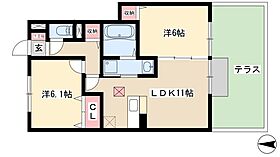 グランディール　J  ｜ 愛知県名古屋市中川区江松2丁目417（賃貸アパート2LDK・1階・53.76㎡） その2