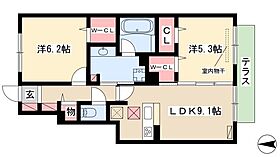 カーサベルデV  ｜ 愛知県名古屋市中川区江松1丁目1014（賃貸アパート2LDK・1階・54.81㎡） その2