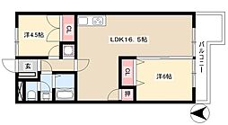 第二中柳ハイツ 3階