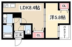 Le ciel 中村日赤 2階/-
