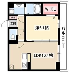 間取図画像 1LDK