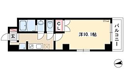 アルページュ 1階1Kの間取り