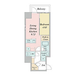 間取図画像 1LDK