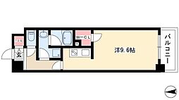 ELSTANZA名駅西 1Kの間取図画像