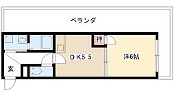 センチュリーハイツ本陣 6階/-