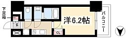 ディアレイシャス名古屋大須通 1Kの間取図画像