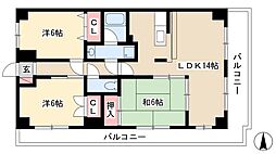サンライトマンションIII 東棟 2階/-