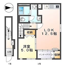 サンライズ(中川区丸米町2) 2階