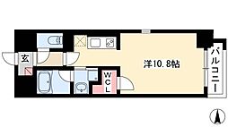 S-FIORE ワンルームの間取図画像